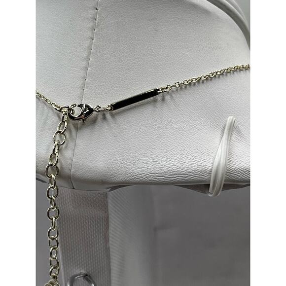 Kendra Scott Gold Plated Elisa Pendant Necklace in Slate Gray Glass Illuision - Picture 13 of 14